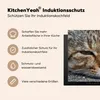 KitchenYeah© Herdabdeckplatte Katze - Grau - Makro , Produktbild-Vorschau 6