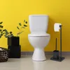 Relaxdays WC Garnitur, HBT: 66,5x23x18 cm, stehender Produktbild-Vorschau 2