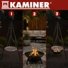 Kaminer 27515 : Barbecue de jardin sur trépied avec foyer, Voir les images du produit 16