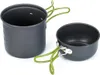 Kochgeschirr-Set Camping Outdoor Grün, Aluminiumtopf und Produktbild-Vorschau 5
