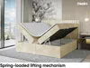 MEBLINI Boxspringbett mit Bettkasten - Gepolstert Produktbild-Vorschau 3