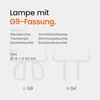 Osram G9 Halogen Stecklampe 35W 460lm Warmweiß 230V Dimmbar Produktbild-Vorschau 4