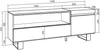 TV-Schrank, Lowboard, 150x35x57cm, Für TV-Geräte bis zu Produktbild-Vorschau 4