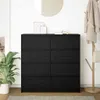 vidaXL Kredens o wyglądzie czarnego dębu 100x35x99 cm Podgląd zdjęcia produktu 3