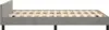 vidaXL Bettgestell ohne Matratze Hellgrau 120x190 cm Samt Produktbild-Vorschau 5