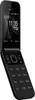 A black Nokia 2720 Flip TA-1170 DS Schwarz 2G Kamera Tasten Klapphandy Außendisplay phone is shown. Produktbild-Vorschau