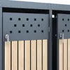 Mülltonnenbox Müllbox Mülltonnenverkleidung 3 Türen Box Produktbild-Vorschau 7