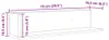 vidaXL Wandregale 2 Stk. Sonoma-Eiche 75x16,5x16,5 cm Produktbild-Vorschau 8