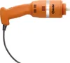 A studio shot of an orange immersion blender on a white background. Produktbild-Vorschau