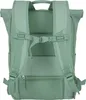 The back of a green backpack is shown against a white background. Anteprima dell’immagine prodotto