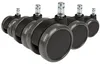 5X Kółka do podłóg twardych 11Mm / 65Mm Kółka do krzeseł Podgląd zdjęcia produktu 1