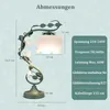 COSTWAY Blumen Tischlampe, Nachttischlampe mit Maiglöckchen Produktbild-Vorschau 6