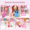 275pcs Puppenhaus Puppenhaus Bausatz DIY Puppenhaus Tragbar Produktbild-Vorschau 9