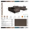 U-Form Ecksofa Magnum U Bronze mit Schlaffunktion und 2 Produktbild-Vorschau 2