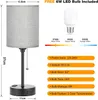 Stmívatelná noční lampička Led Grey, moderní malá stolní Náhled obrázku produktu 7