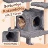 Arbre à chat COSTWAY, 170 cm, avec cachette, surface de Voir les images du produit 6