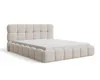 Makavo Polsterbett Teddy 160x200 Beige Bouclé Stoffbett mit Produktbild-Vorschau 7