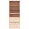 Libreria con cassetti ALTA 77x35x186,5 cm in legno di pino Anteprima dell’immagine prodotto 3
