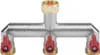 BR-3134 - Verteiler of Hahn (3-Wege, Messing vernickelt) Produktbild-Vorschau 1