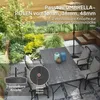 Outsunny Pied de parasol jusqu'à 30 kg remplissable Voir les images du produit 4