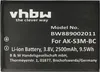 vhbw Akku Ersatz für Emporia AK-S3M für Handy Smartphone Produktbild-Vorschau 3
