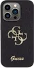 A black iPhone case with a silver Guess logo and text. Anteprima dell’immagine prodotto