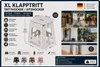 XL Klapptritt faltbar 40 cm Weiß bis 150kg mit Anti-Rutsch Produktbild-Vorschau 2