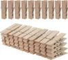 Famanu Holz-Wäscheklammern 50 Stück - Groß 7 cm x 1,8 cm - Produktbild-Vorschau 1