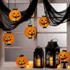Hl25 Svietiaca Tekvica Lampáš Viedol Halloween Papier Visí Náhľad obrázku produktu 6