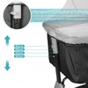 Beistellbett höhenverstellbar Babybett mit Rollen Produktbild-Vorschau 7