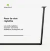 Blumfeldt Ayr Pieds de table – pieds de table en métal Voir les images du produit 3