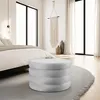 Tabouret ALTU XL rembourré avec rangement - Aspect velours Voir les images du produit 9