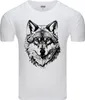 Diarbo Herren T-Shirt mit Aufdruck Wildtierporträts Skizze Produktbild-Vorschau 1
