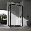 doporro Duschkabine Schiebetür Duschabtrennung 80x120cm Produktbild-Vorschau 1