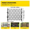 Skládací bezpečnostní brána pro průmyslový plot - 240x216cm Náhled obrázku produktu 7