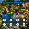 6er RGB LED Bodenstrahler Außen mit 14 Farben,5 Produktbild-Vorschau 5