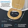 SANILO® WC-Sitz mit Absenkautomatik und Schnellverschluss Produktbild-Vorschau 5