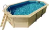 Karibu Holzpool Modell X4 Pool aus Holz, Natur Produktbild-Vorschau 2