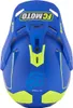 FC-Moto Merkur Pro Straight Enduro Helm, blau matt, S Produktbild-Vorschau 9