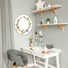 Design Stahlmagnettafel Schwarz Rund 47cm Aquarell Produktbild-Vorschau 2