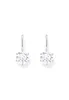 A pair of diamond drop earrings on a white background. Produktbild-Vorschau