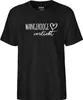 Huuraa Herren T-Shirt Wangerooge verliebt M Black Bio Produktbild-Vorschau 2