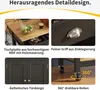 A collage of four close-up images showcasing different design details of a kitchen island. Produktbild-Vorschau