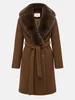 Tazzio Damen Wintermantel F811 (Braun, S) Produktbild-Vorschau 7