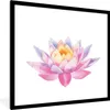 MuchoWow® MuchoWow® Gerahmtes Poster Aquarell - Blume - Produktbild-Vorschau 1