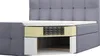 A cutaway view of a boxspring bed showing its internal structure. Produktbild-Vorschau