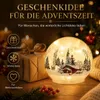 formano LED Deko-Kugel Winterhaus 15 cm Glas drehend Timer Produktbild-Vorschau 7