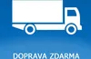 A white truck icon on a blue background with text below. Voir les images du produit