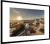 MuchoWow® MuchoWow® Gerahmtes Poster Sonnenuntergang über Produktbild-Vorschau 7