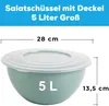Schüssel mit Deckel 3er-Set 5l, vielseitige Rühr- & Produktbild-Vorschau 2